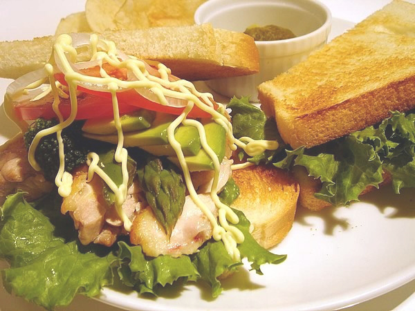 チキン&野菜5種サンド