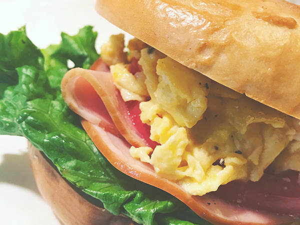 スクランブルエッグ＆スライスハム